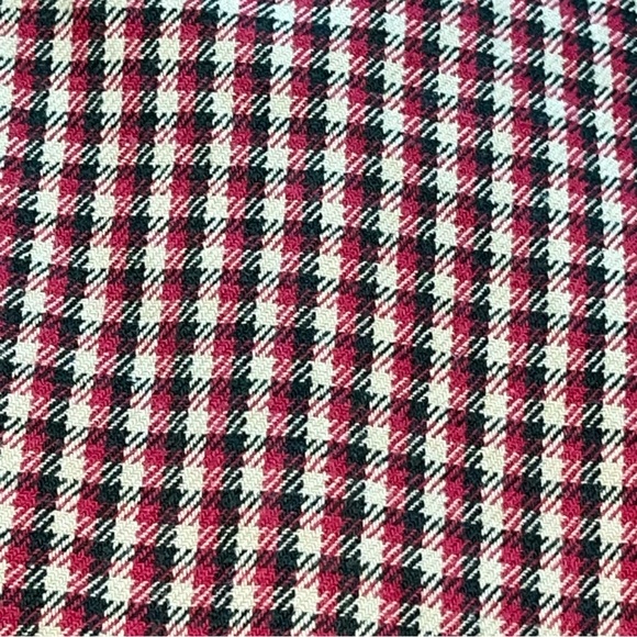 Y2K Abercrombie & Fitch men XL Red Tan checkered Shirt Long Sleeve Pocket Cotton - Picture 14 of 16